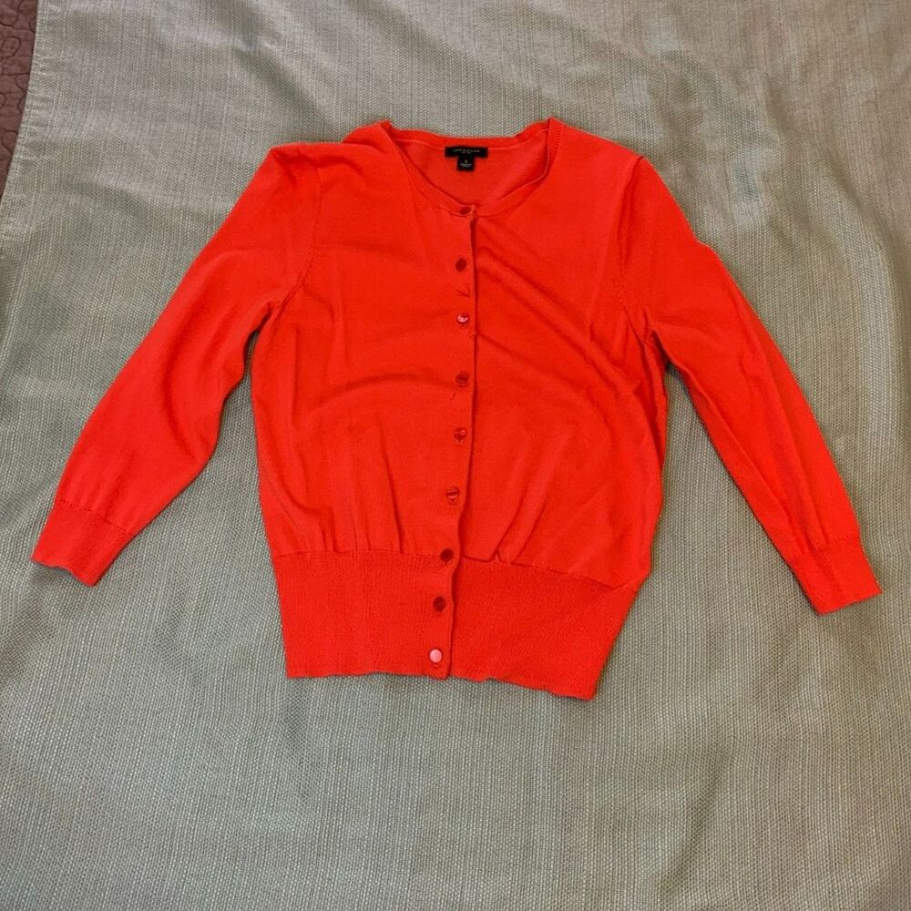 Ann Taylor Coral Sweater Small - NOTE Flaws